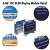 5 Pcs 0.96 Inch OLED I2C IIC Display Module, AYWHP