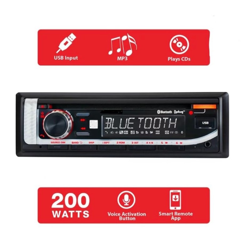 Generic Tractor Radio with Easy Plug & Play Harness AM