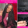 Hidden Strap 5x5 HD Lace Closure Wigs Human Hair Invisible