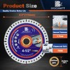 BRSCHNITT Indestructible Disc for Grinder 4-1/2"inch 2pcs -7/8" Arbor Multifunctional