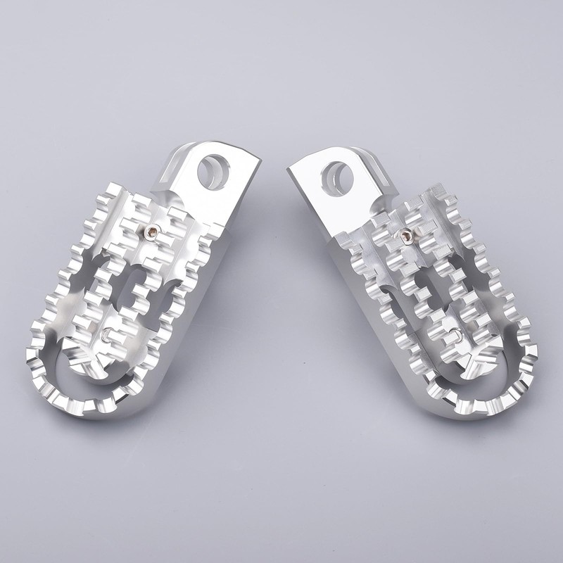 LEDISHUN アジャスタブルステップバーセット カワサキ エリミネーター/SE(24) ELIMINATOR400 に適用 (シルバー)