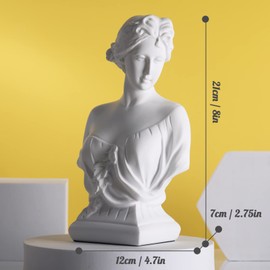 Greek Statue, Greek Goddess Bust Head Aphrodite Statue Antique Decoration, Greek Goddess Statue, Large Classic Roman Bust Greek Mythology Decorative Gift, Bust Head, Decorative Antique