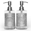 Autumn Alley Glass & Galvanized Soap Dispenser Set for Hand