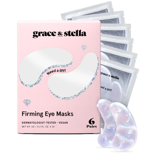 grace & stella Under Eye Patches with Peptides & Rice