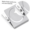jojofuny 6Pcs Magnetic Clips for Refrigerator Strong Metal Memo Clips