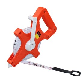 Yima 100 Feet Fiberglass Tape Measure, Orange, Inch Metric Scale