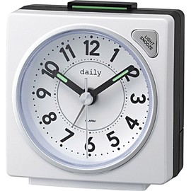 Daily (rhythm clock) Compact and Super Cute Pop Color Alarm Daily RA27