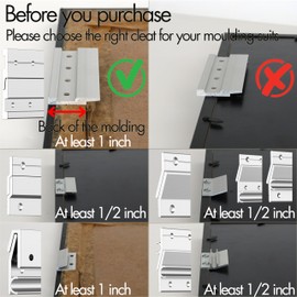 Extra Heavy Duty Z Clip Hanger 30" - French Cleat Picture Hanger - Aluminum Z Bar Hanger Flush Wall Mount Kit - Mounting Brackets for Hanging Mirror, Cabinet, Headboard, Shelf - 220lb - 2 Pack