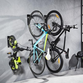 Borgen Bicycle Wall Mount Vertical with 32 kg Load Capacity - Bicycle Mount Wall for E-Bike, MTB and Road Bike