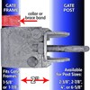 Chain Link Fence "Bull Dog" Commercial Duty Gate Hinge (2-7/8"
