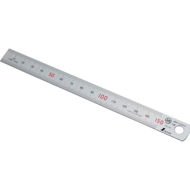 Shinwa 13005 Stainless Steel Ruler 15 cm with 0.5 mm