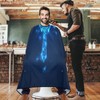 visesunny 3D Necktie Print Barber Cape Anti-Static Hair Cutting Cape