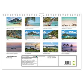 Thailand's Island Paradise (Wall Calendar 2026 DIN A4 Landscape), CALVENDO 12 Month Wall Calendar
