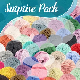 JubileeYarn Bamboo Cotton Sport 4 Ply Yarn - 50g/Skein - 4 Skein Variety Pack