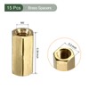 YOKIVE 30 Pcs M3 Spacers, Brass Hex PCB Standoffs Nuts,