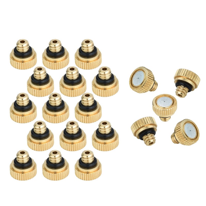 Brass Misting Nozzles for Garden Cooling System 0.012" (0.3 mm)