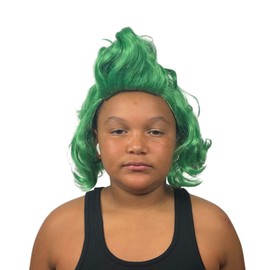 Peluca Oompa Loompa (verde) Talla única