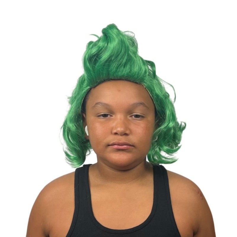Peluca Oompa Loompa (verde) Talla única