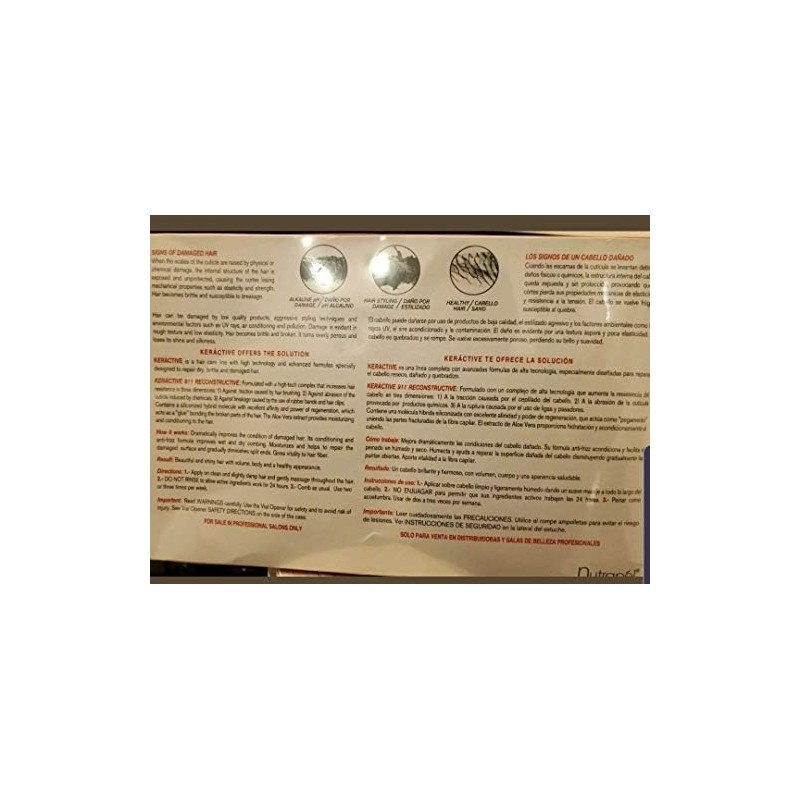 Nutrapel AMPOLLETAS 911 NUTRAPEL KERACTIVE 12 PZ