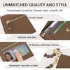 Sunpour Keychain Wallet RFID Wristlet Wallets for Women,Small Wallets Woman