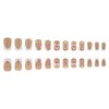 24Pcs Valentine’ s Day Press on Nails Medium Length Fake
