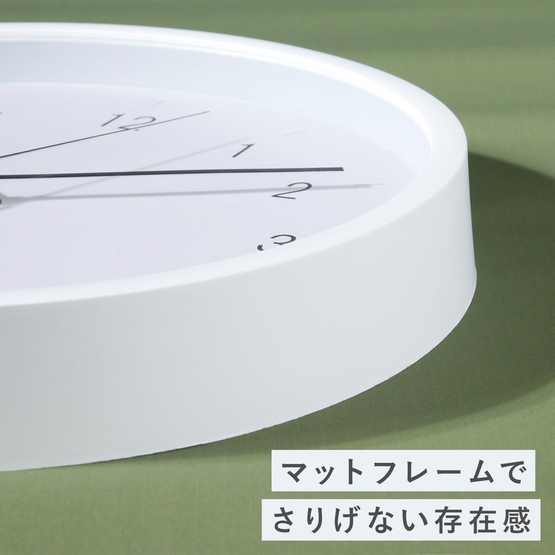 Fuji Boeki Enkel Wall Clock, Diameter 11.8 inches (30 cm),