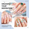 SUPWEE 3D Gel Nail Art Set, Solid Builder Gel, Semi-Firm