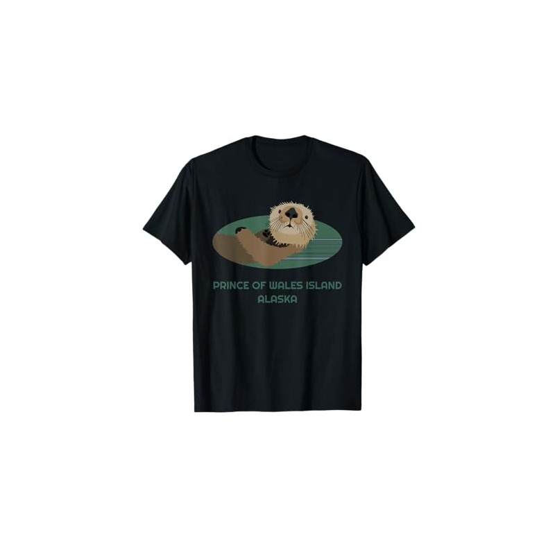 Cute Otter Prince Of Wales Island Alaska Coast Fisherman Art