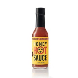 Savannah Bee Company - Honey Hot Sauce - Sweet & Spicy 100% Pure - Infused With Delicious Wildflower Honey and Fiery Jamaican Scotch Bonnet Peppers - the Sauce for Every Meal 5oz