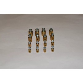 none 16 -Go kart minibike round universal throttle & brake cable clamp wire stop