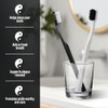 Gurunanda Yin Yang Cepillo Polvo Dientes Cerdas Extra Suaves Promueve
