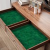 VaryPaper 15.7" x 78.7" Dark Green Crushed Velvet Drawer Liner