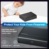 PINEWORLD Biometric Gun Safe For Handgun, Pistol Safe with Fingerprint/Backlit