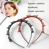 Double Bangs Hairstyle Hairpin 2pcs Hairpin Headbands Twist and Clip