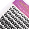 Wleec Beauty Wide Eye Lash Clusters Eyelash, 96PCS DIY Lash
