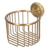 Hollow Out Toilet Paper Holder Antique Rust Proof Wall Mounted