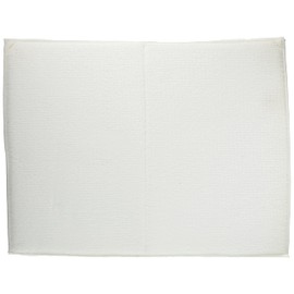 Okato Folding and Hanging Drainer Mat Water Absorbing Mat with Ribbon White 11.8 x 15.7 inches (30 x 40 cm)