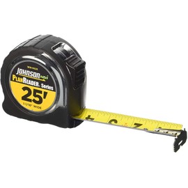 Johnson Level & Tool 1819-0025 PlanReader Power Tape, 25', Black, 1 Tape