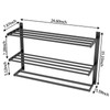 Towel Racks for Bathroom Wall Mounted 24", 3 Tier Bathroom