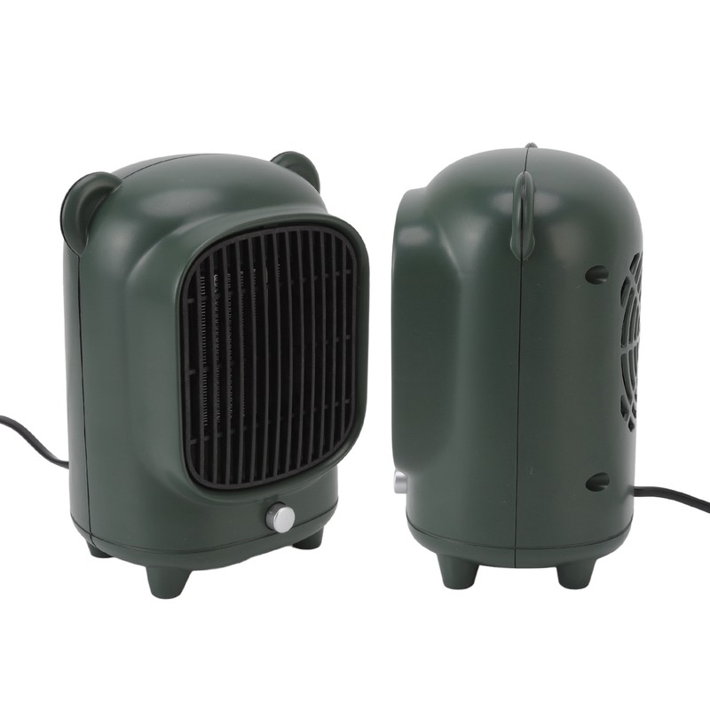 Space Heater Fast Quiet Heating Green Portable Mini Desktop Electric