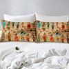 Loussiesd Ethnic Style African Country Retro Bed Linen Set for
