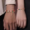 TOFBS Women's Polymer Clay Christmas Bangles Stackable Bracelet Kit Colourful