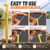 Fishing Hook Remover Set 5pcs, Hook Disgorger Tools, Plastic &