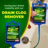 Zip-It Hair Drain Clog Remover, 25-inch Unclogger Tool for Shower,