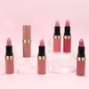 evpct- Juego de 6 pintalabios mate color piel, marrón, rosa,