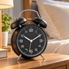 4 Inch Twin Bell Alarm Clock for Bedroom – Loud