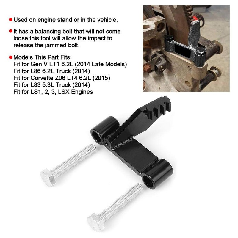 Flywheel Locking, Engine Flywheel Holding Locking Tool High Strength Black