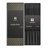 SUPJOYES 5 Pairs Fiberglass Chopsticks - Reusable Chopsticks Dishwasher Safe,...