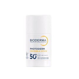 BIODERMA, Protector Solar en Barra, Photoderm Invisible Stick FPS 50+, Acabado Mate, Reaplicación Fácil, 15 G