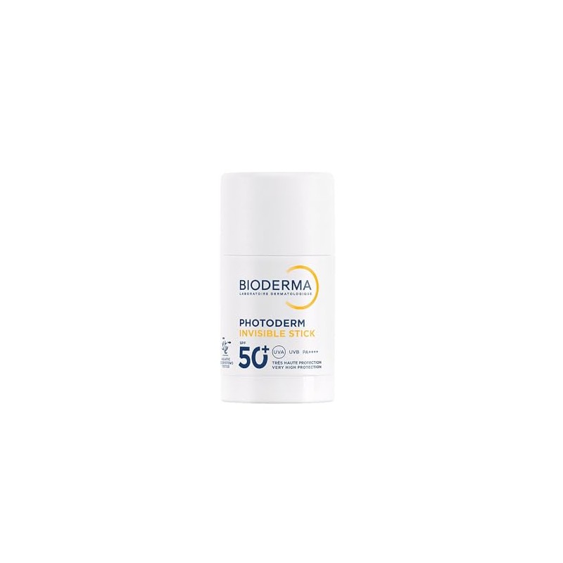 BIODERMA, Protector Solar en Barra, Photoderm Invisible Stick FPS 50+,